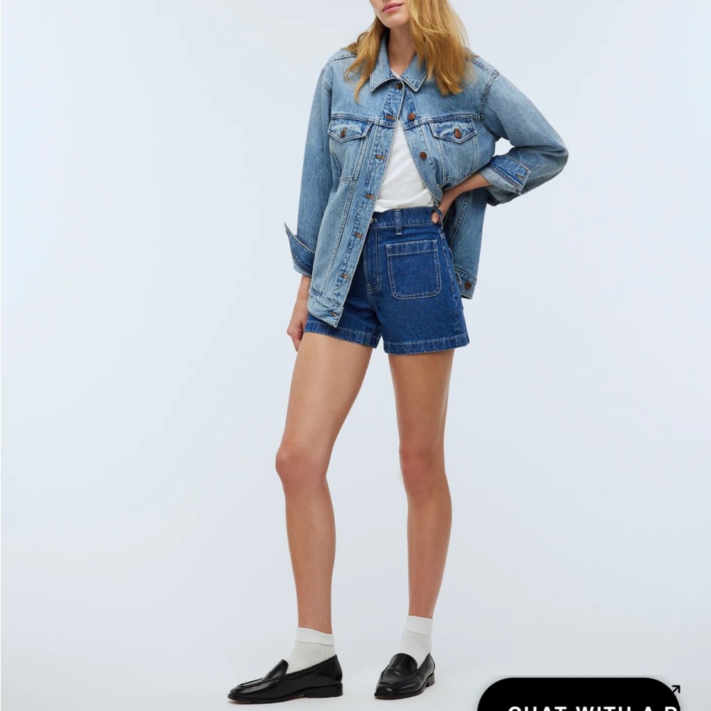 Madewell High Rise Sailor Short
